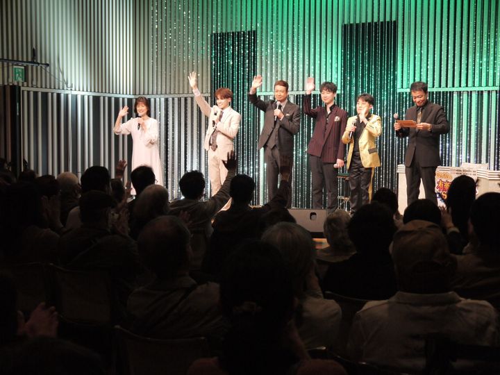 石川みゆきアナウンサー、石原まさし、山川豊、はやぶさ（ヤマトとヒカル）、中山秀征