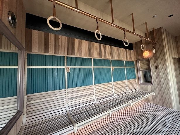 この向きから見ると、サウナ室なのかどうかわからないかも