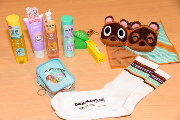 かわいくおしゃれな『どうぶつの森』デザインのグッズがずらり！ (C)Nintendo Nintendo Switchは任天堂の商標です。