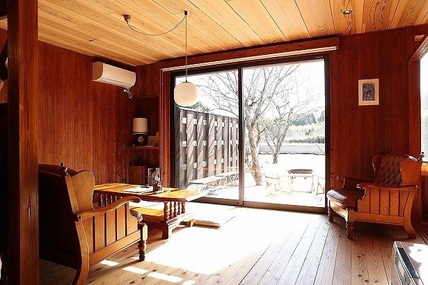 昔ながらの雰囲気と和モダンが融合した室内