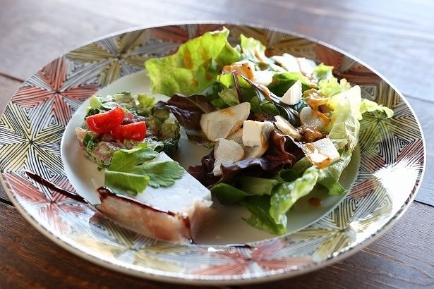 地元の旬の野菜が楽しめる