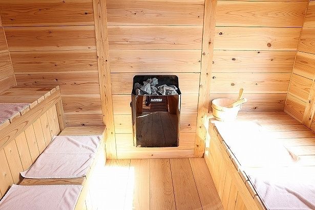 サウナも貸切で楽しめる
