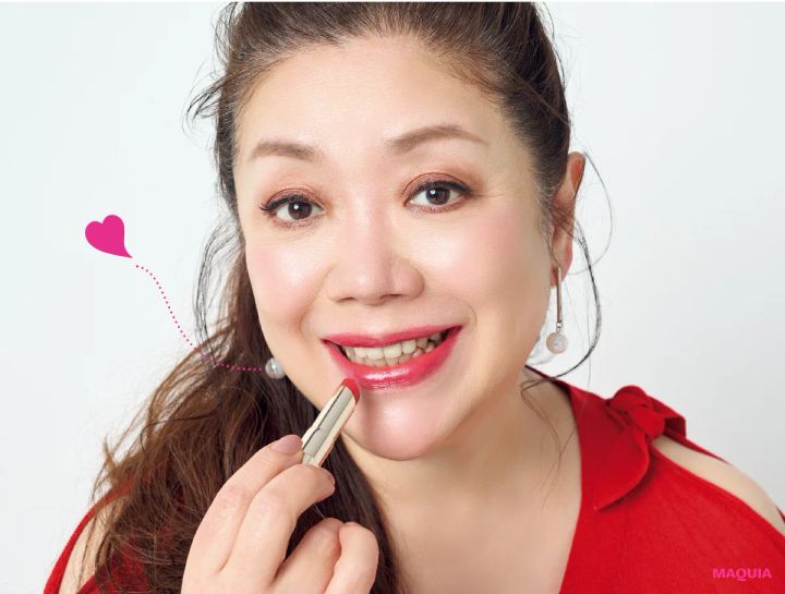 美容愛好家 野毛まゆりさんおすすめの新作コスメ カネボウ化粧品 センサイ モイスチャー インテンスリップスティック リップクリームいらずのなめらかさ