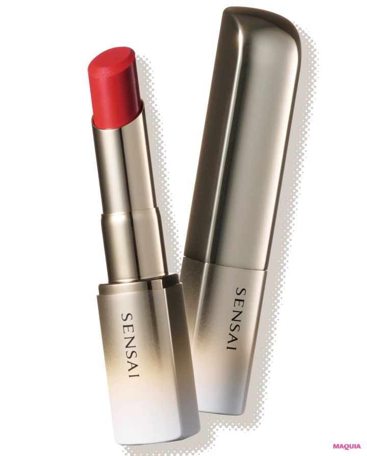 美容愛好家 野毛まゆりさんおすすめの新作コスメ カネボウ化粧品 センサイ モイスチャー インテンスリップスティック