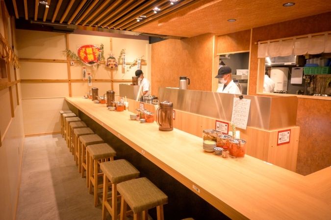 博多の天ぷら 喜水丸 内装