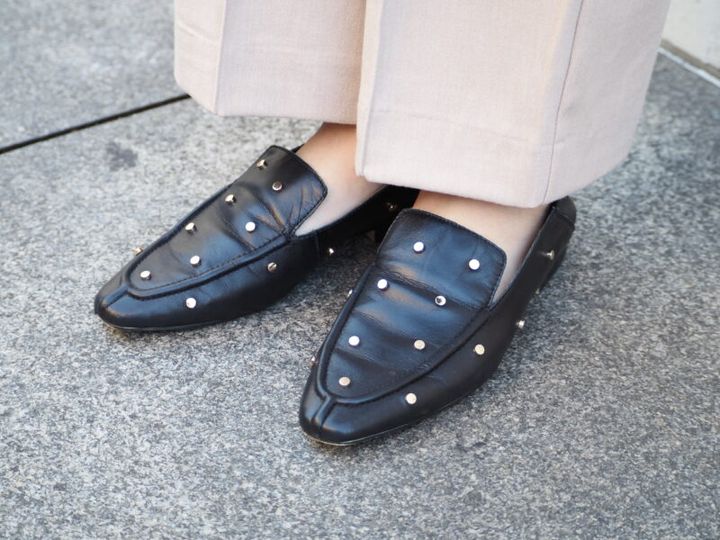 ZARAのフラットシューズ