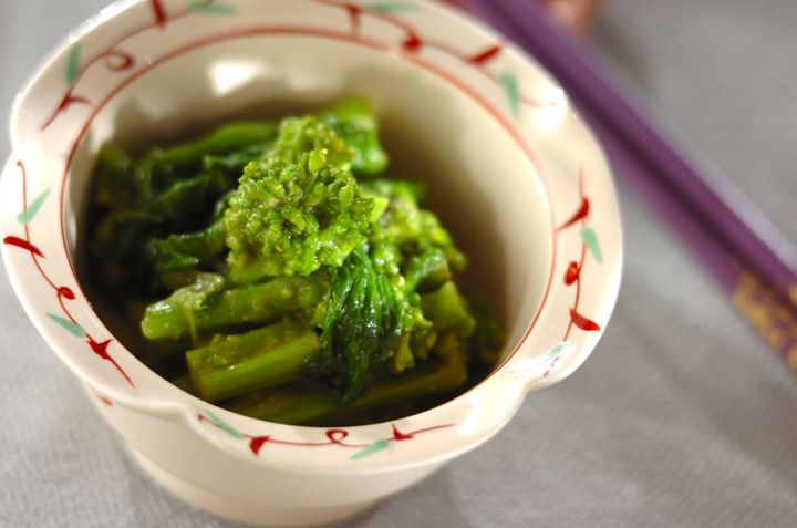 菜の花の酢みそ和え