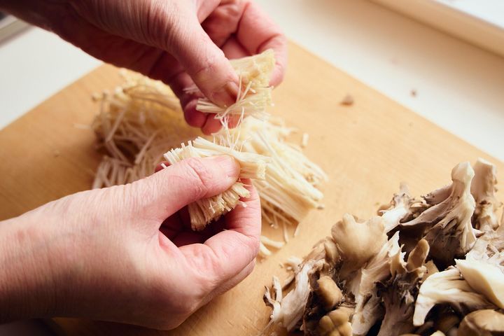 塩きのこをつくる①