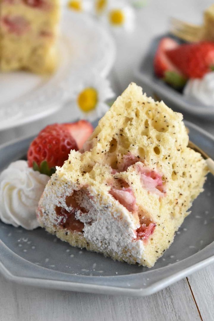 レンジシフォンケーキ