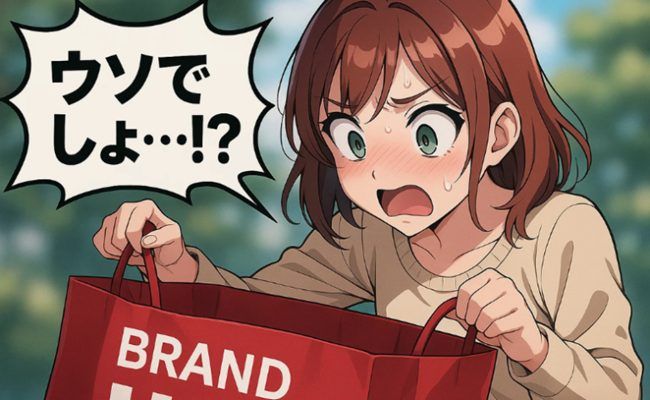 買い物の失敗 イメージイラスト