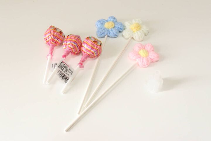 セリア MA-2125 ロリポップ ブーケホルダー4P 用意するもの