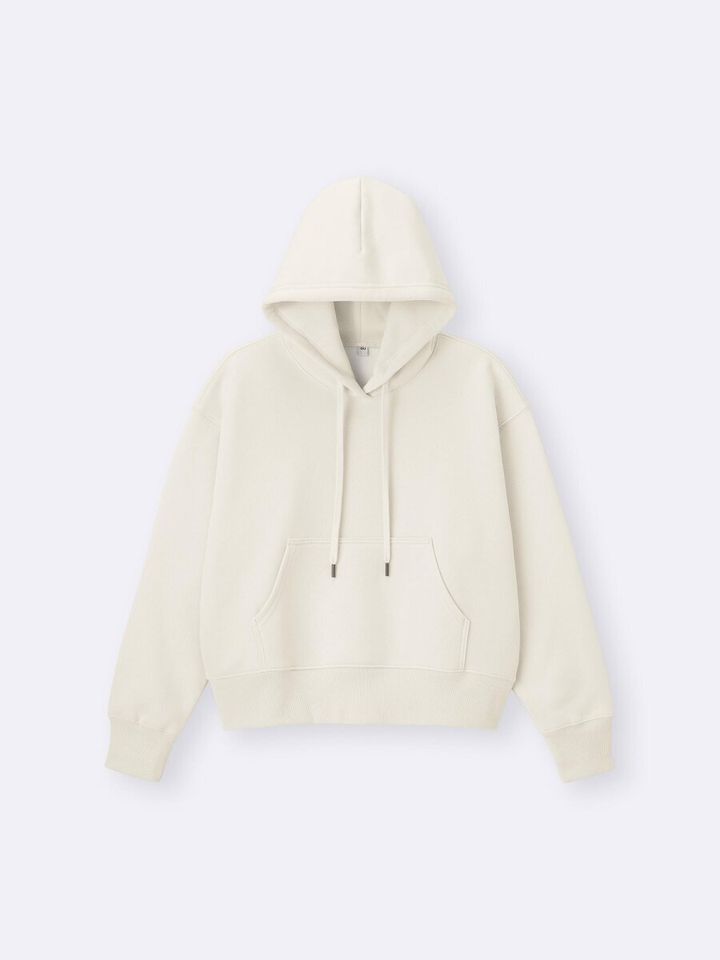 2026gu春大人女性おすすめヘビーウェイトスウェットショートパーカ