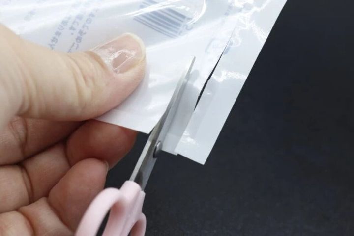 ダイソー ミニハサミ（ガーベラ、ねこ） 使用例