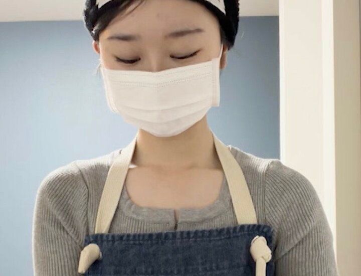 【写真・画像】元子役の爆モテ男子の超キュート彼女、彼氏のために練習した凄すぎる魚の捌き方を披露 ノンスタ井上「すごいな！」努力の姿勢に驚き 1枚目