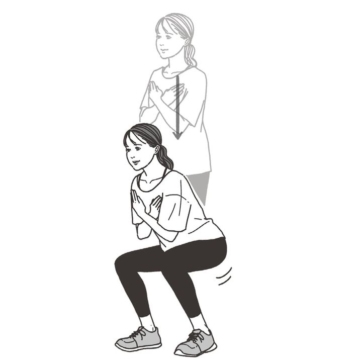 【脂肪肝対策TIPS】スクワットで脚を鍛えて代謝アップ。