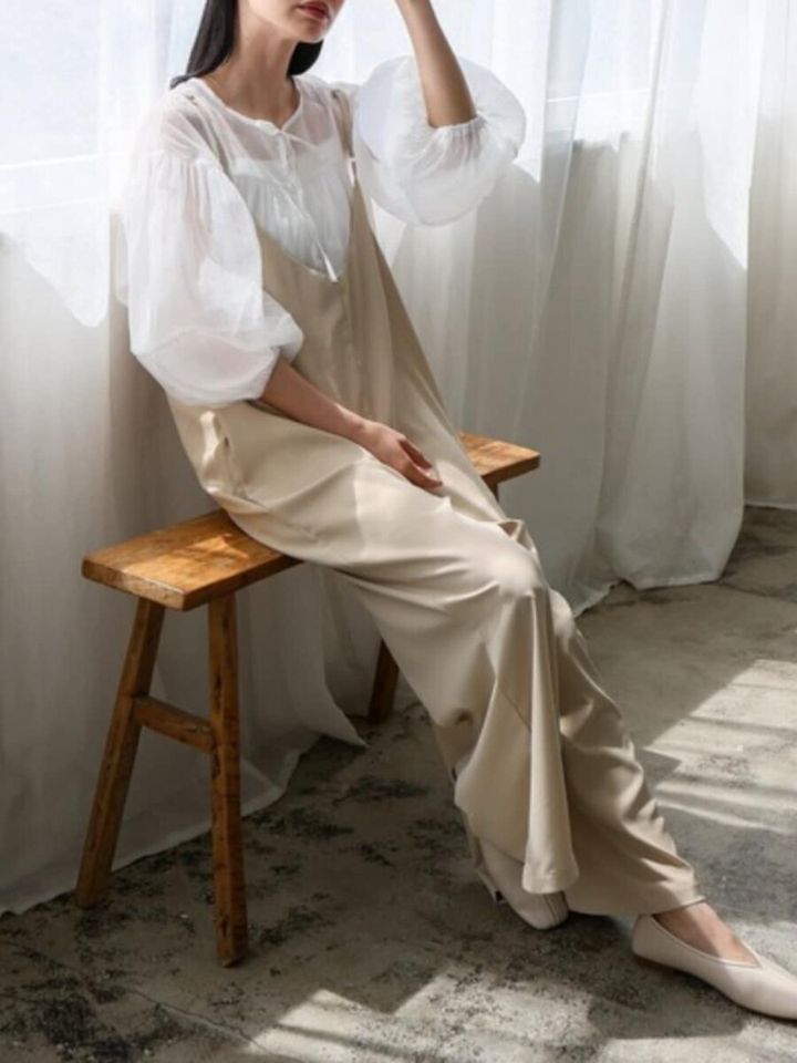 2026春大人女性おすすめシアーブラウスコーデ