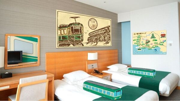 【神奈川県鎌倉市】鎌倉プリンスホテル×江ノ電のコラボルームやオリジナルグッズが楽しめるプランが登場