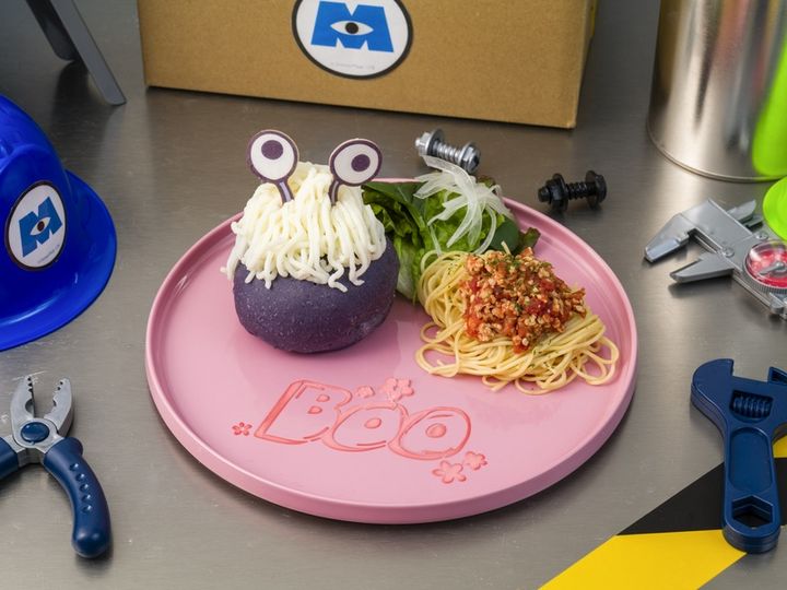 ＜ブー＞モンスター？パスタプレート