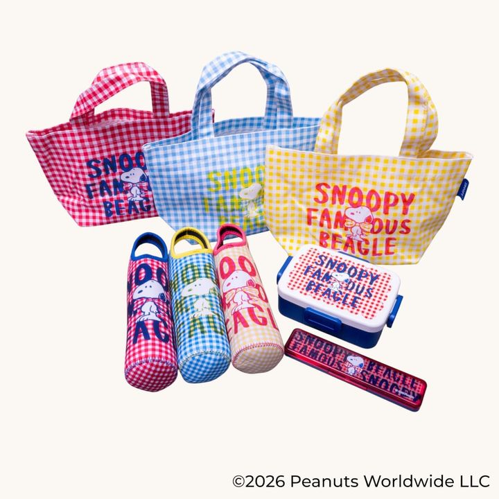 スケーター「スヌーピー」ランチグッズシリーズ