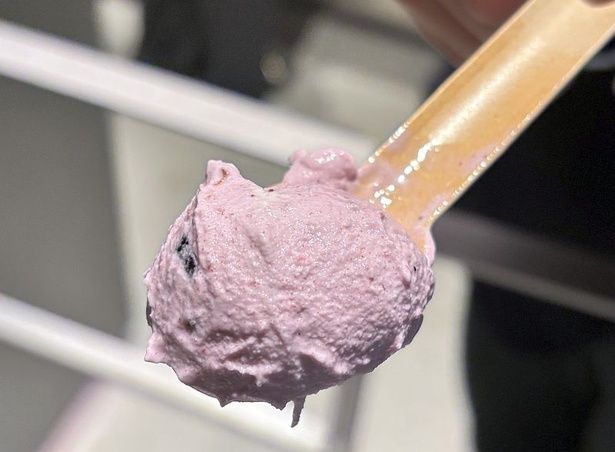 マイナス196度の液体窒素で作ったジェラートは、氷の結晶が細かく、口溶けがなめらかに。バジルを使ったジェラートなど、ユニークなフレーバーも提供している