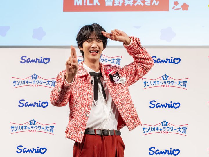 投票を呼びかける曽野さん