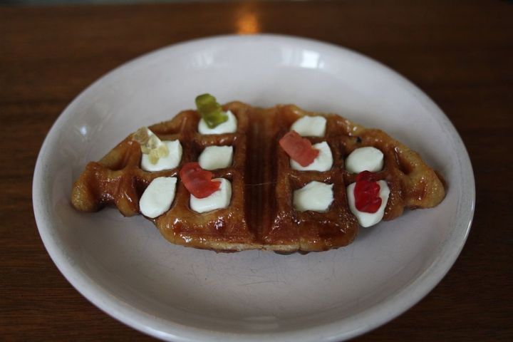 カラフルなトッピングはベアのグミ！