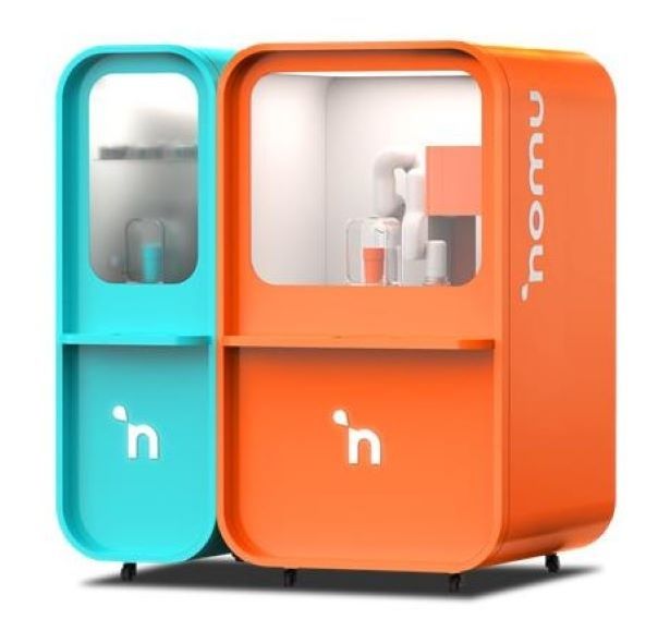 「NOMU」が開発したリユースカップ式自動販売機