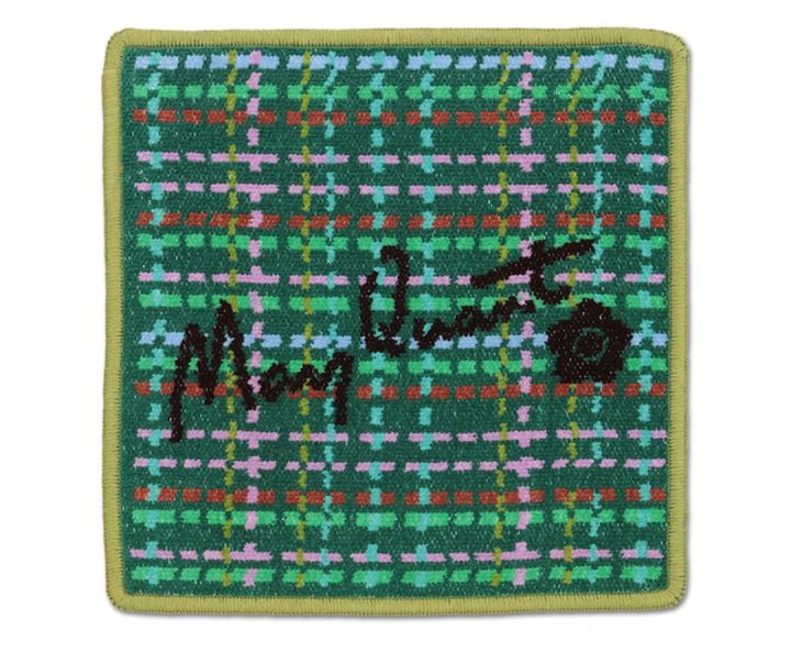 ハンカチ プレゼント おすすめ タオル マリークワント ツイードシェニール ミニタオル（グリーン）