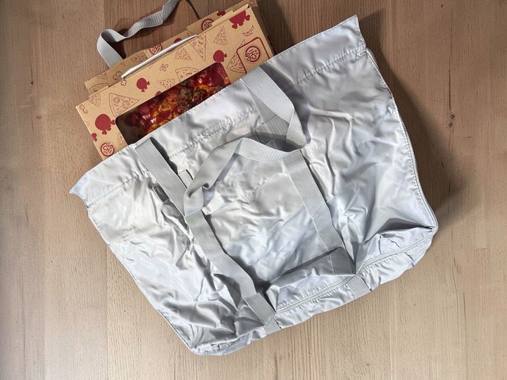 横にしてピザを入れられる