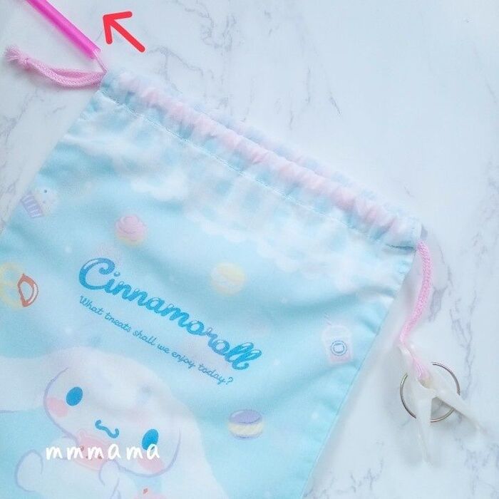 『紐通し』は使いません！まさかのキッチングッズでスルッと通せる簡単ワザ♪