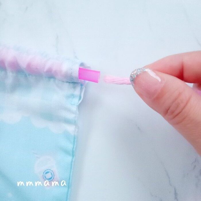 『紐通し』は使いません！まさかのキッチングッズでスルッと通せる簡単ワザ♪