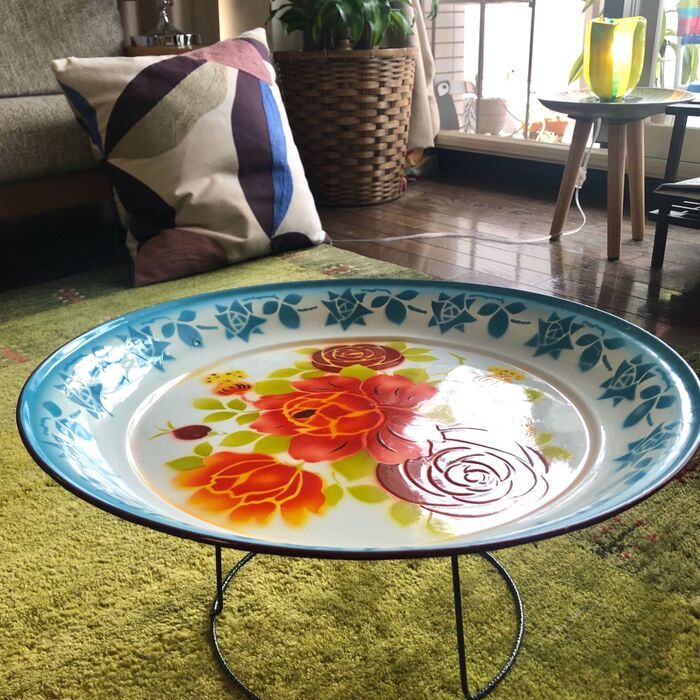 【ダイソー】鉢スタンドですが、鉢は置きません。家にあるもので素敵インテリアに大変身♡