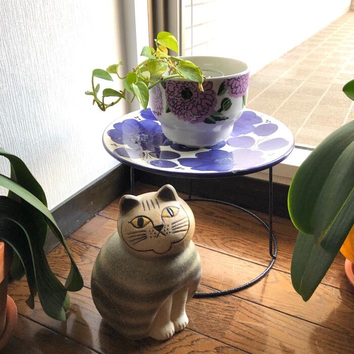 【ダイソー】鉢スタンドですが、鉢は置きません。家にあるもので素敵インテリアに大変身♡