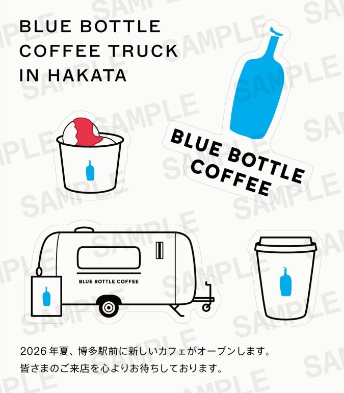ブルーボトル コーヒートラック 限定ステッカー