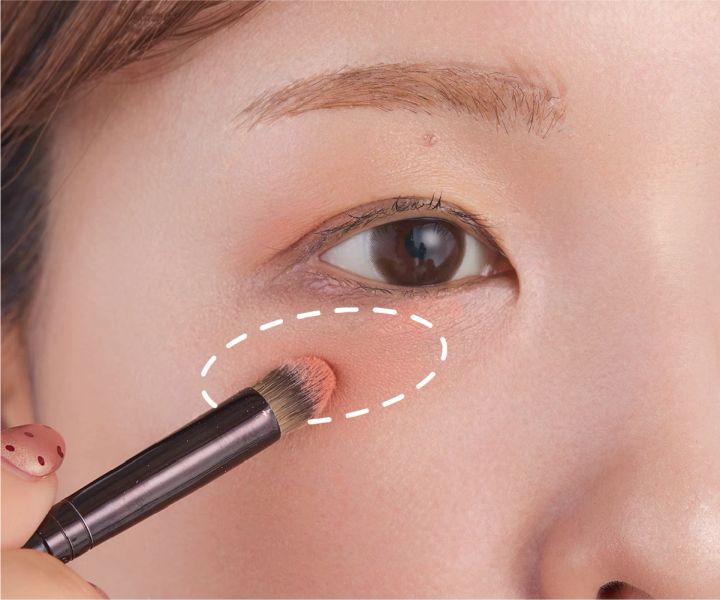 ケイト バウンシーチークシャドウ OR-1 骨格操作メイク STEP2