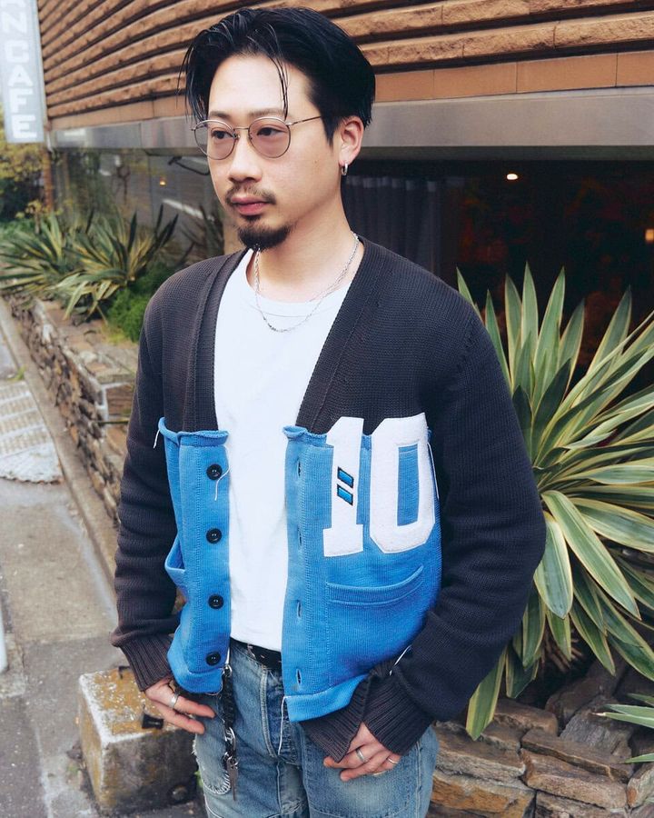 【スナップ】短丈カーディガン＆白Tインで軽やかに春らしく