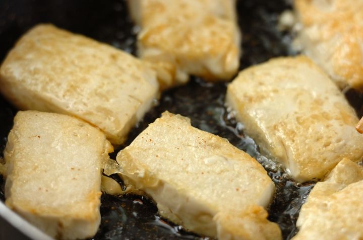 甘辛でご飯がススム！絹ごし豆腐の卵とじ丼の作り方2