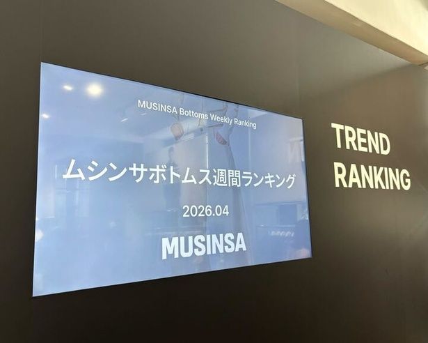 トレンドランキングコーナーでめまぐるしく変化するトレンドを体感