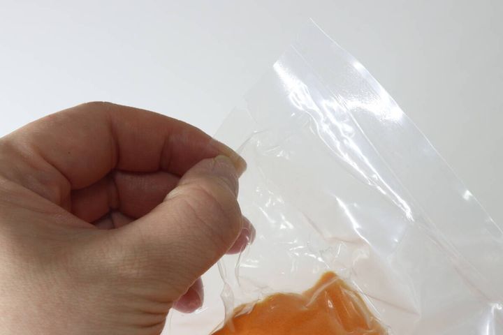 非常用圧縮毛布 切り込み