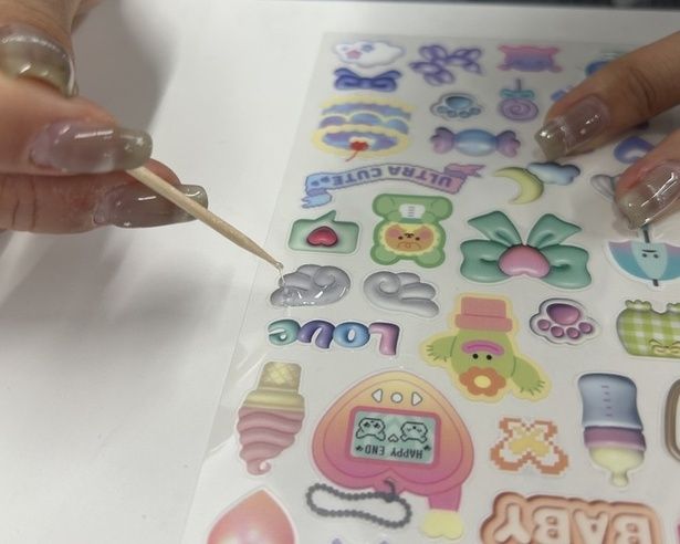 つまようじを使うと上手に仕上がる