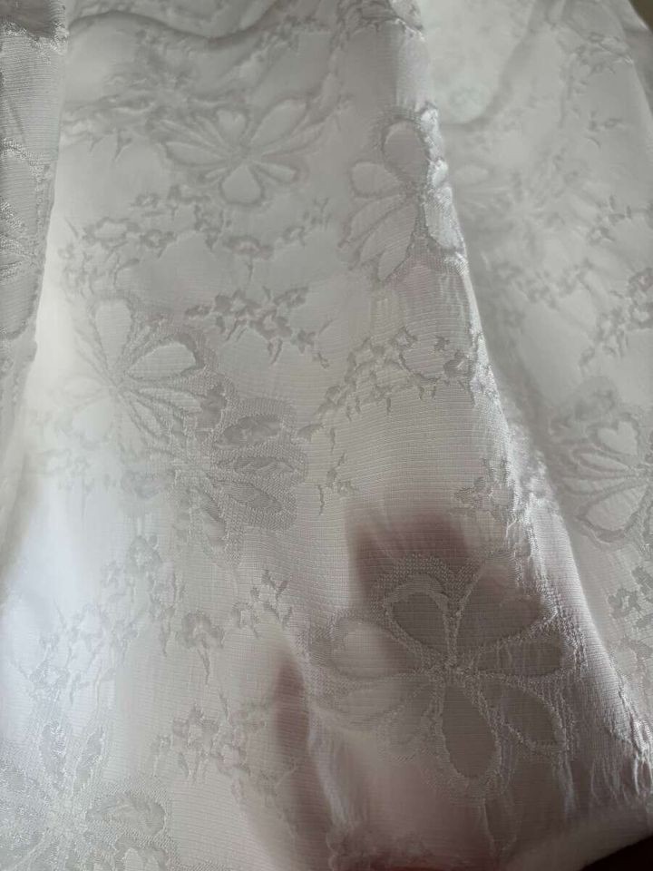 GU バルーンスリーブチュニック by rokh ジャガード生地アップ 透け感