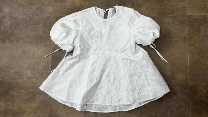 GU バルーンスリーブチュニック by rokh OFF WHITE