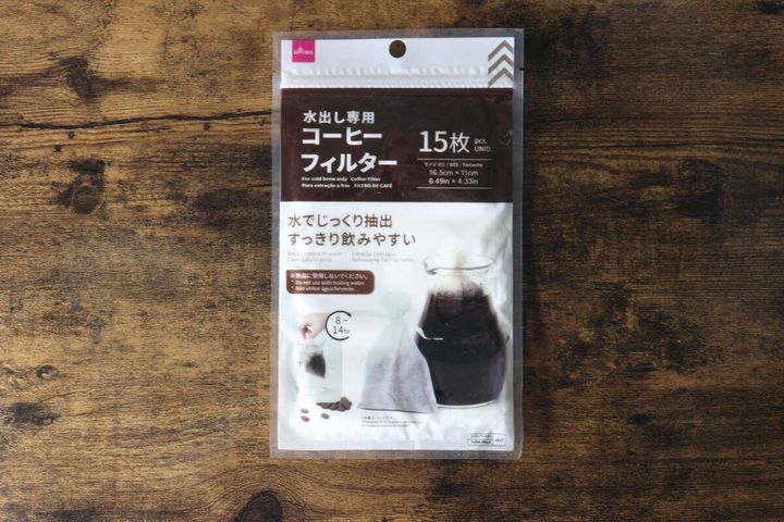 ダイソー コーヒーフィルター（15枚） パッケージ