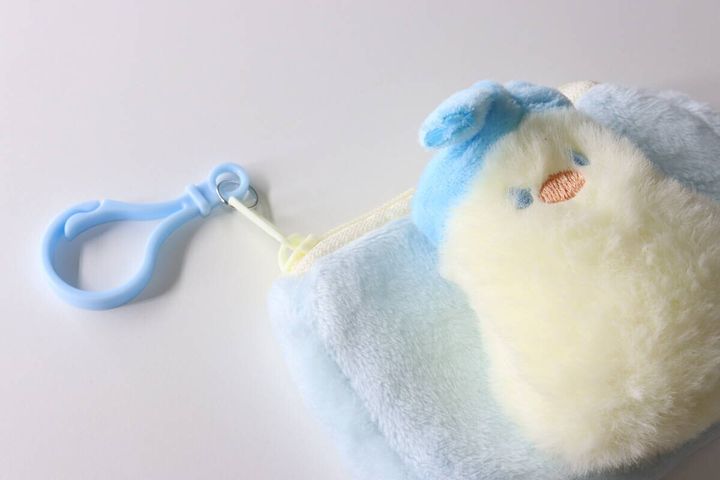 ダイソーのかわいい四角ポーチ（ひよこ）