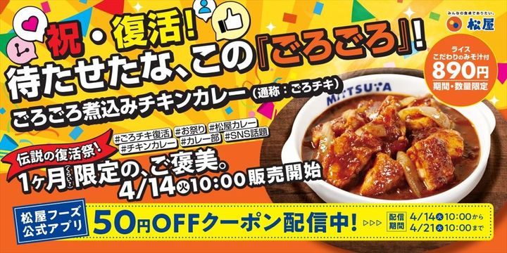「ごろごろ煮込みチキンカレー」のイメージ