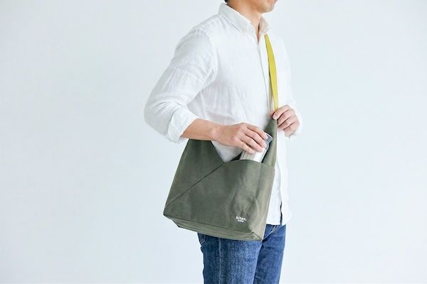 京都の暖簾や幕の老舗・加藤健旗店が“あずま袋”をモチーフにした万能トートバッグ発売