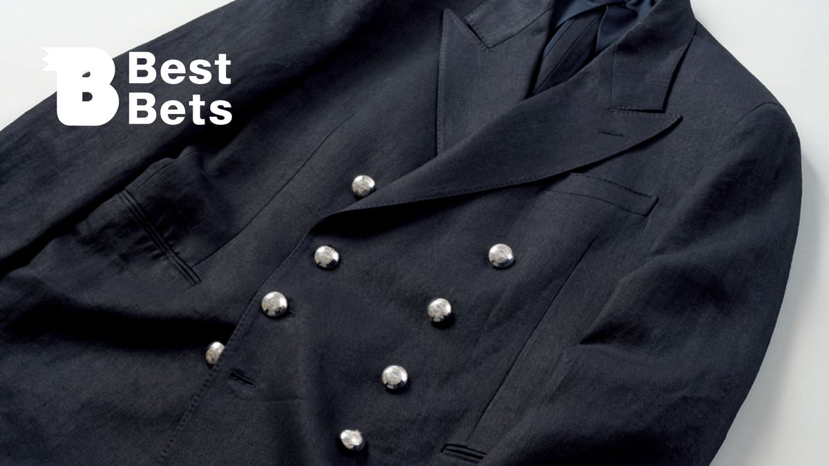 表参道限定の8つボタン。〈Ralph Lauren Purple Label〉のスポーツ