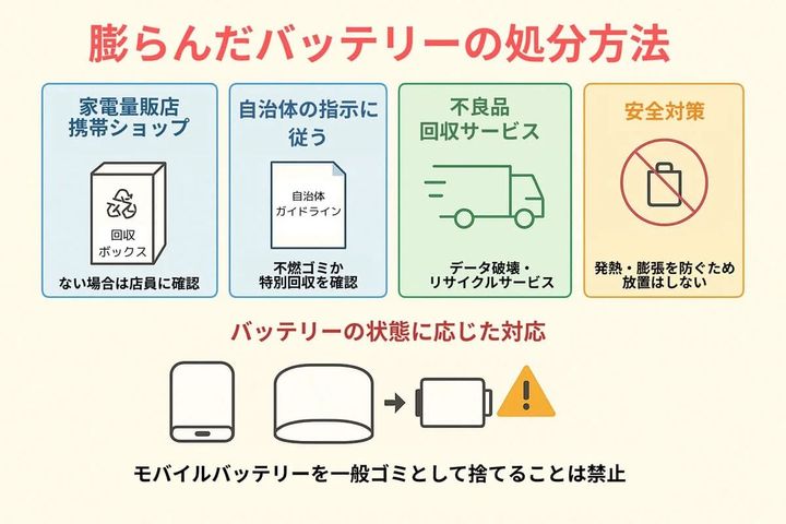 リチウムイオン電池の処分