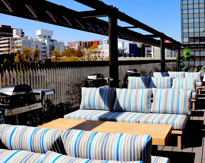 画像1: 3Fはモニター観戦できるBBQスペースに！ 入場フリーの屋外スペースも