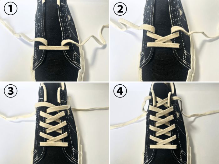 結び方をちょこっと変えるだけで「あら、おしゃれ♡」。今すぐマネしたいスニーカーの靴紐アレンジ3選！